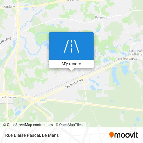 Rue Blaise Pascal plan