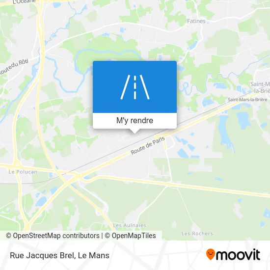 Rue Jacques Brel plan