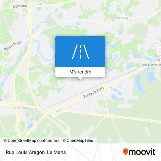 Rue Louis Aragon plan