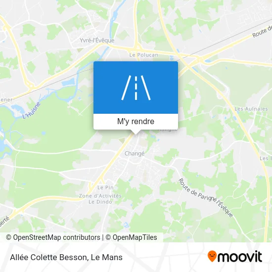 Allée Colette Besson plan