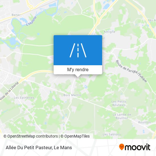 Allée Du Petit Pasteur plan