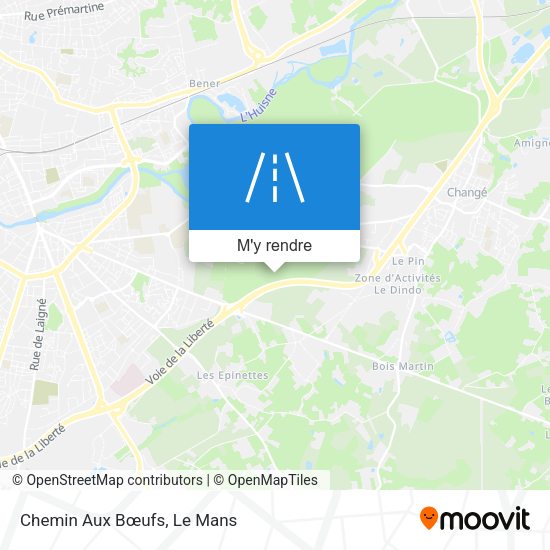 Chemin Aux Bœufs plan