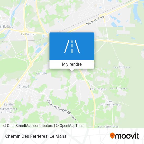 Chemin Des Ferrieres plan