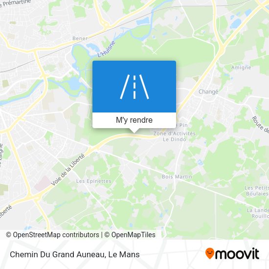 Chemin Du Grand Auneau plan