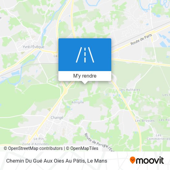 Chemin Du Gué Aux Oies Au Pâtis plan