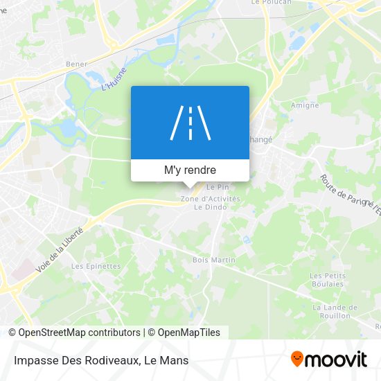 Impasse Des Rodiveaux plan