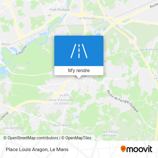 Place Louis Aragon plan