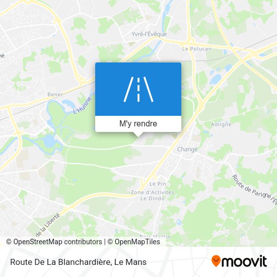 Route De La Blanchardière plan
