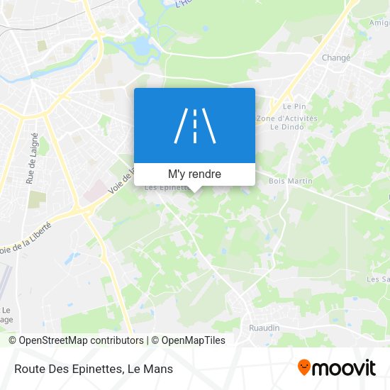 Route Des Epinettes plan