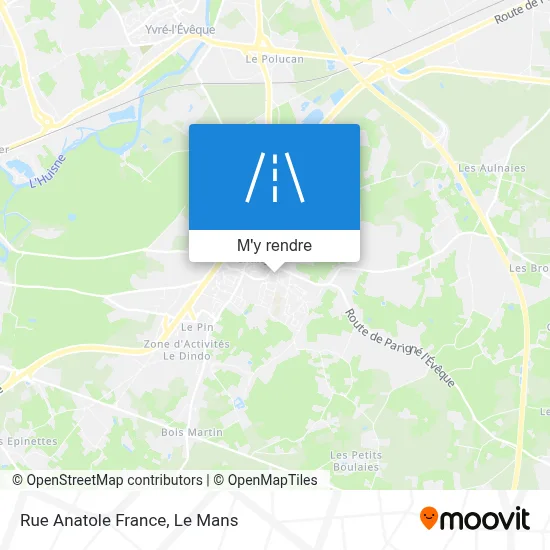 Rue Anatole France plan