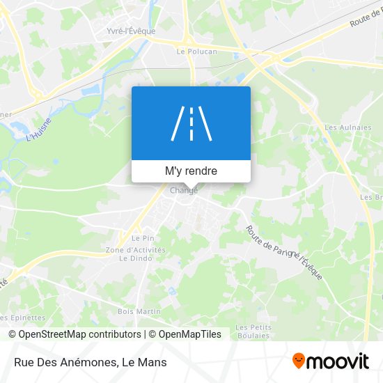 Rue Des Anémones plan