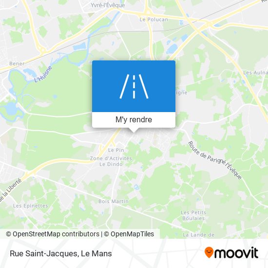 Rue Saint-Jacques plan