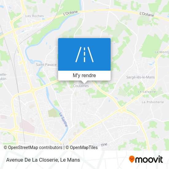 Avenue De La Closerie plan
