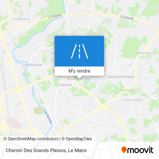 Chemin Des Grands Plessis plan