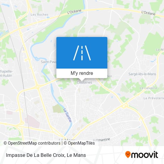 Impasse De La Belle Croix plan
