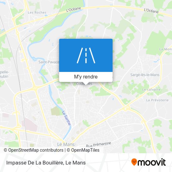 Impasse De La Bouillère plan