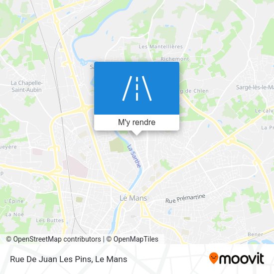 Rue De Juan Les Pins plan