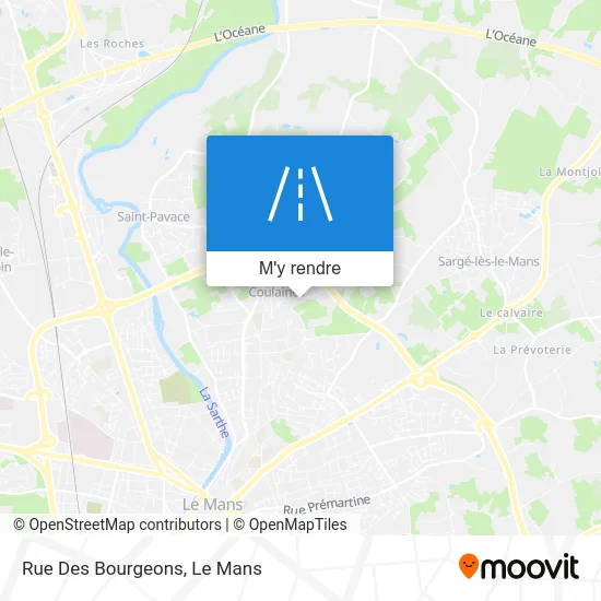 Rue Des Bourgeons plan