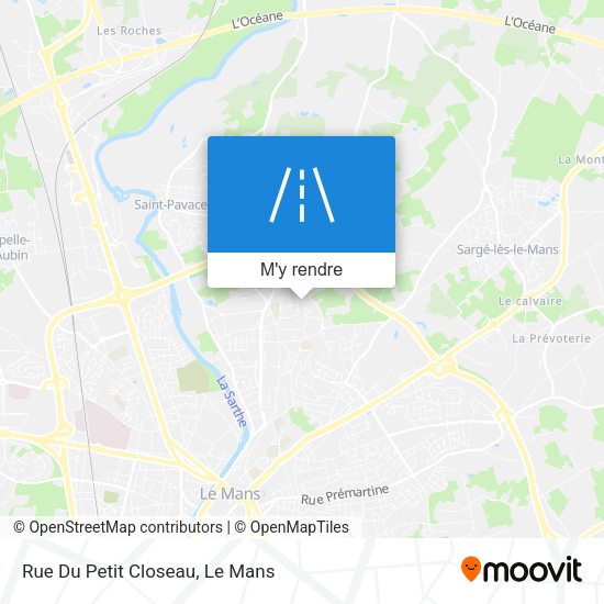 Rue Du Petit Closeau plan