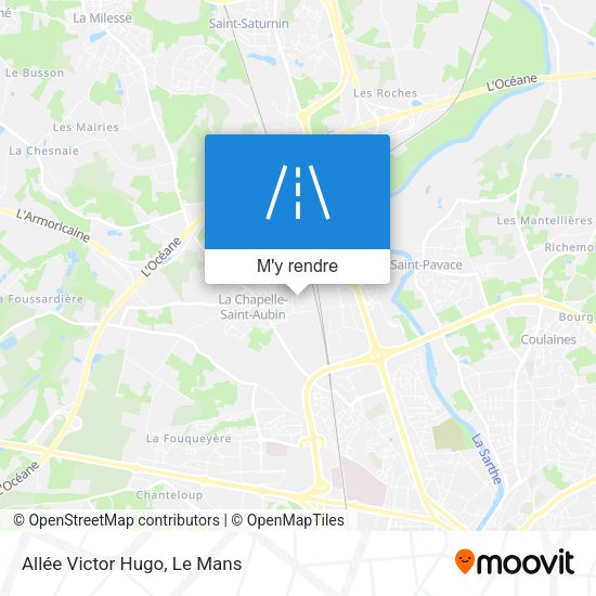 Allée Victor Hugo plan