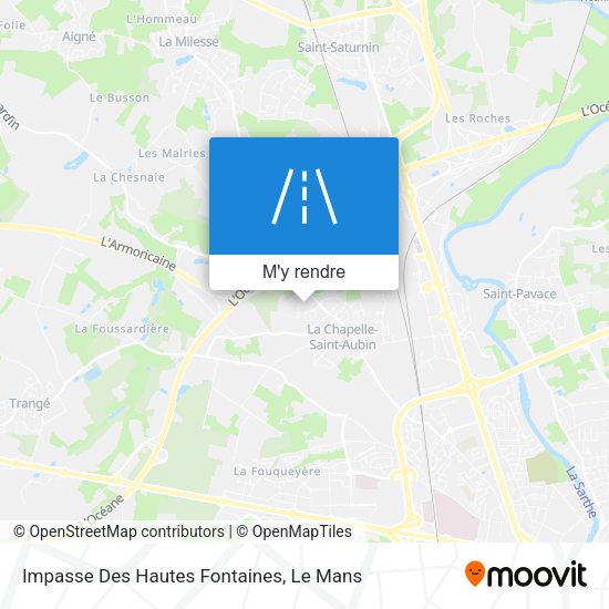 Impasse Des Hautes Fontaines plan