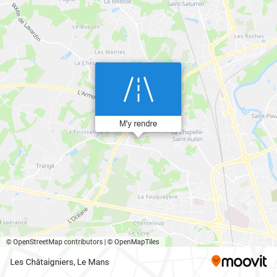 Les Châtaigniers plan
