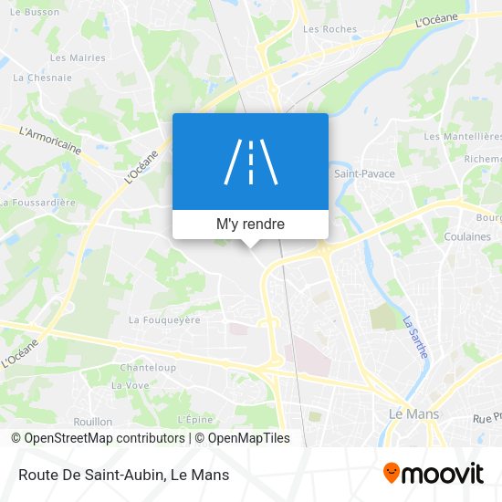 Route De Saint-Aubin plan