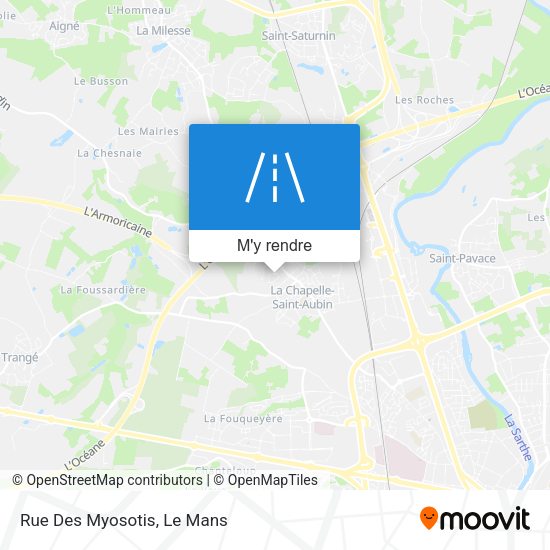 Rue Des Myosotis plan