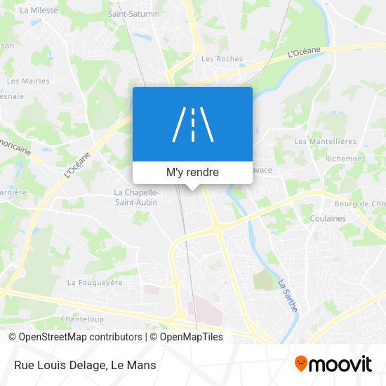 Rue Louis Delage plan