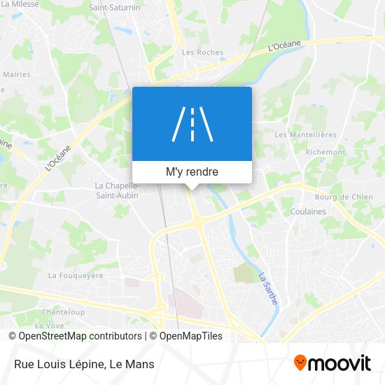 Rue Louis Lépine plan