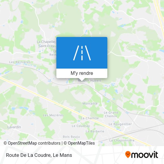 Route De La Coudre plan