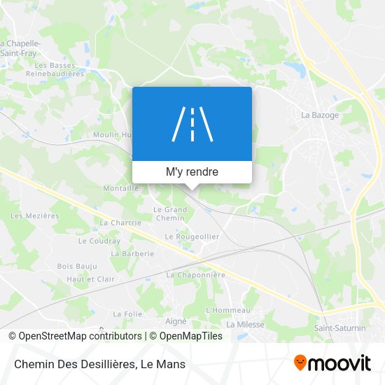 Chemin Des Desillières plan