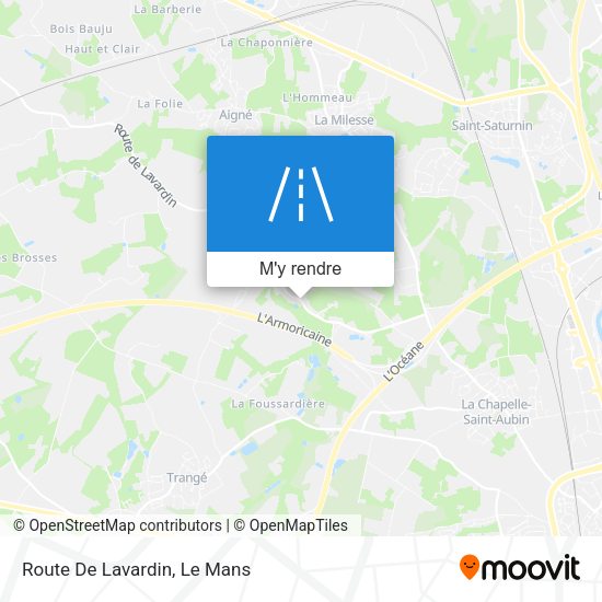 Route De Lavardin plan