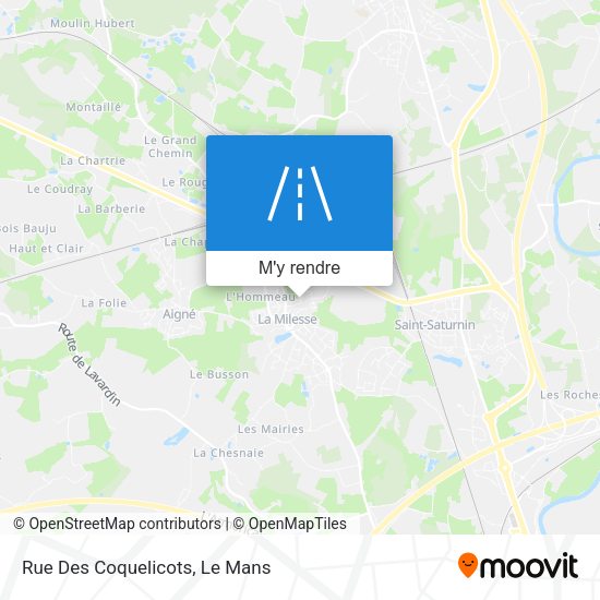 Rue Des Coquelicots plan