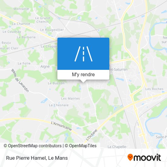 Rue Pierre Hamel plan