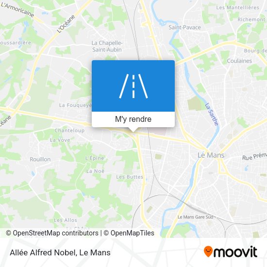 Allée Alfred Nobel plan