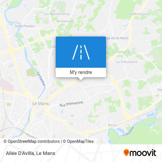 Allée D'Avilla plan