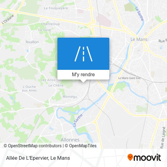 Allée De L'Epervier plan