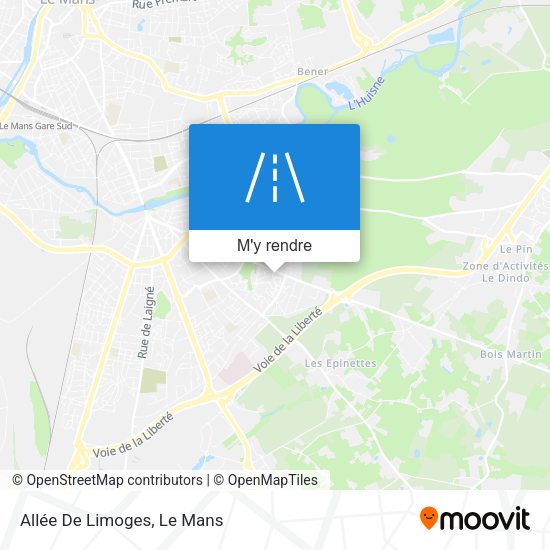 Allée De Limoges plan