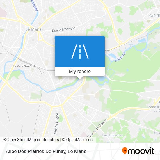Allée Des Prairies De Funay plan