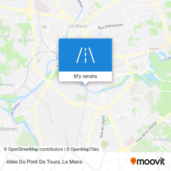 Allée Du Pont De Tours plan