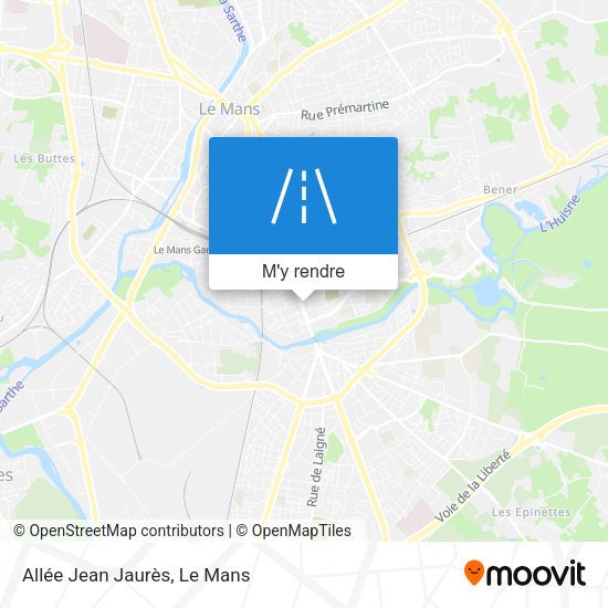 Allée Jean Jaurès plan