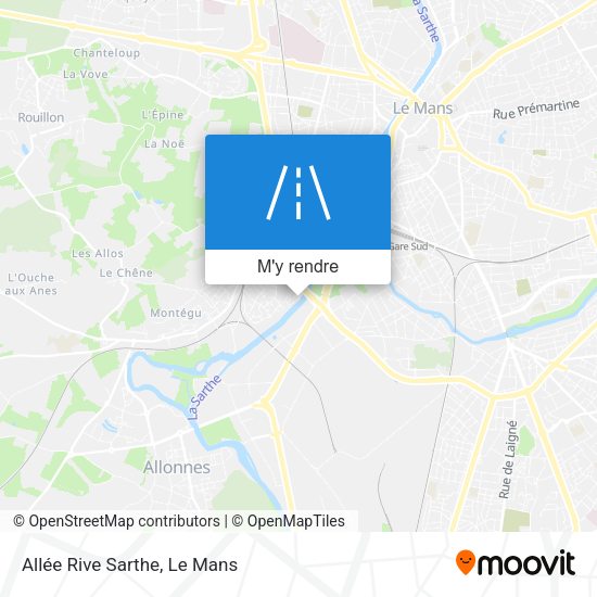 Allée Rive Sarthe plan