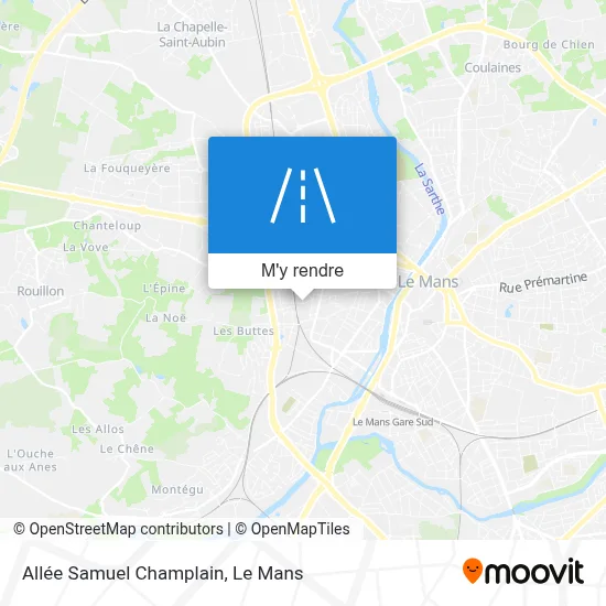 Allée Samuel Champlain plan