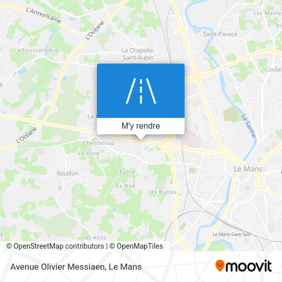 Avenue Olivier Messiaen plan