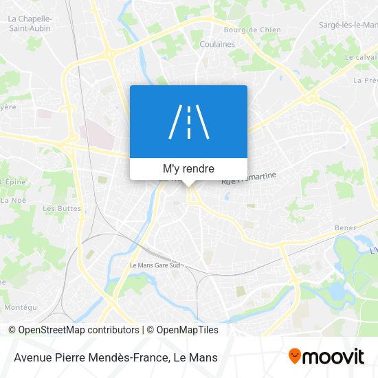 Avenue Pierre Mendès-France plan