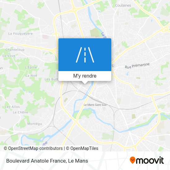 Boulevard Anatole France plan