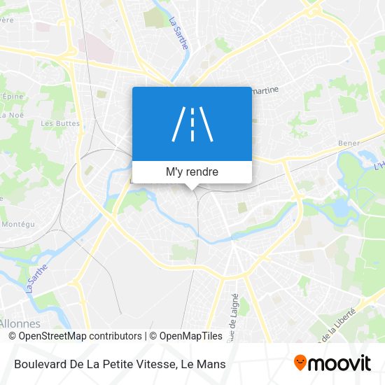 Boulevard De La Petite Vitesse plan