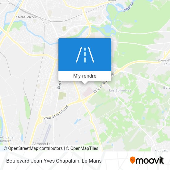Boulevard Jean-Yves Chapalain plan