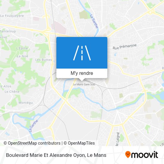 Boulevard Marie Et Alexandre Oyon plan